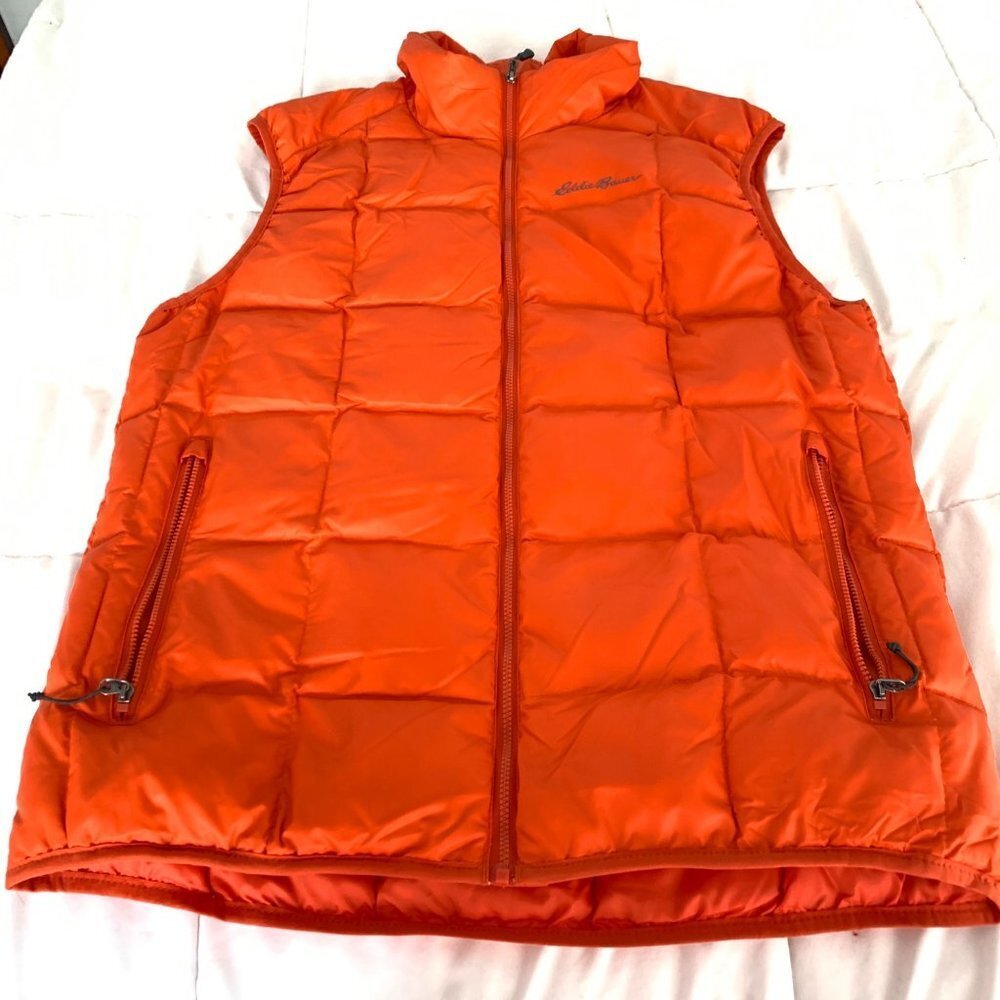 Eddie Bauer Mens EB700 Red Goose Down Puffer Vest Sz S - Picture 16 of 16